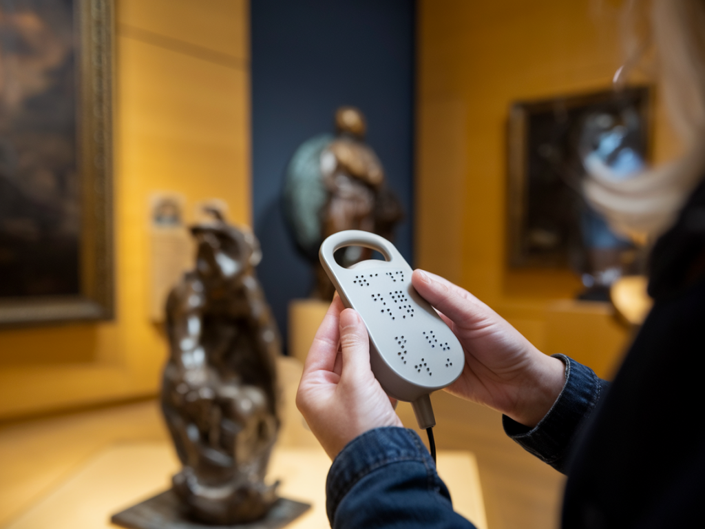 Wie entwickelst du ein barrierefreies audio-guide-konzept für blinde besucherinnen im kunstverein