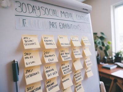 Wie entwickelst du einen 30-tage-social-media-fahrplan für regionale ausstellungen mit lokalen micro-influencern