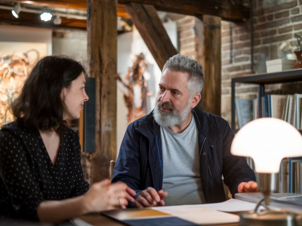 Künstlergespräch moderieren: fragen, die wirklich in die tiefe gehen