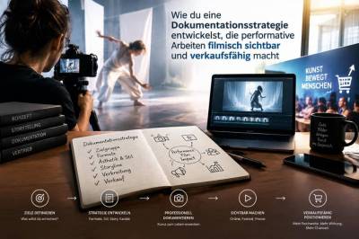 Wie du eine dokumentationsstrategie entwickelst, die performative arbeiten filmisch sichtbar und verkaufsfähig macht